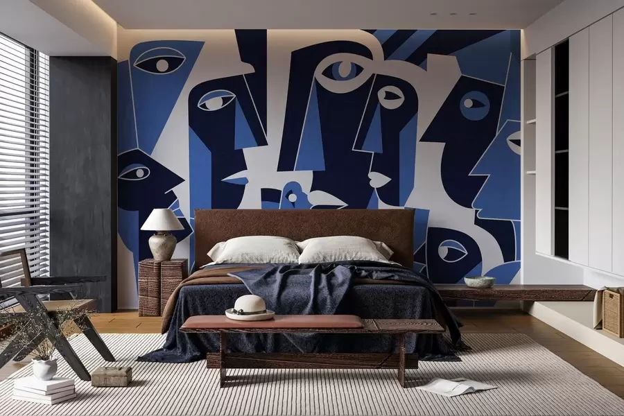 Фототапет Лица в африкански стил w05446v1