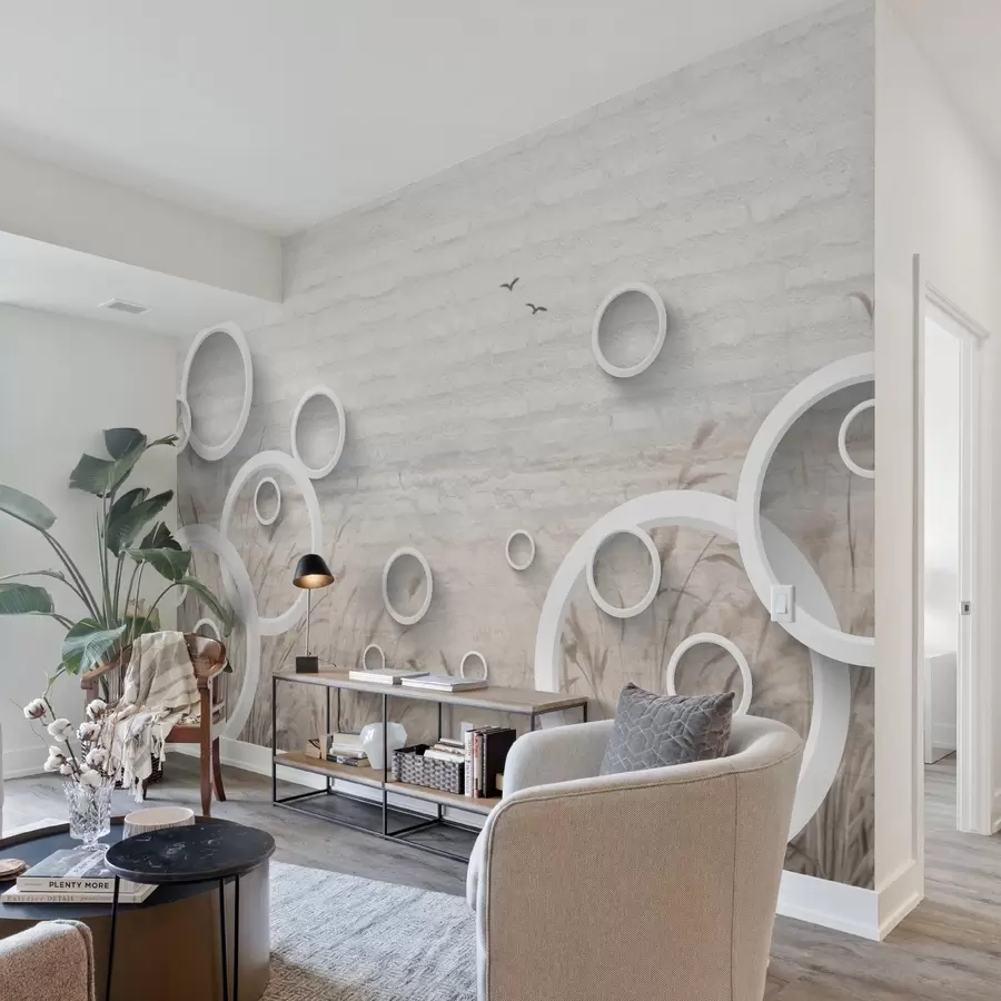 Фототапет Абстрактни кръгове w09781