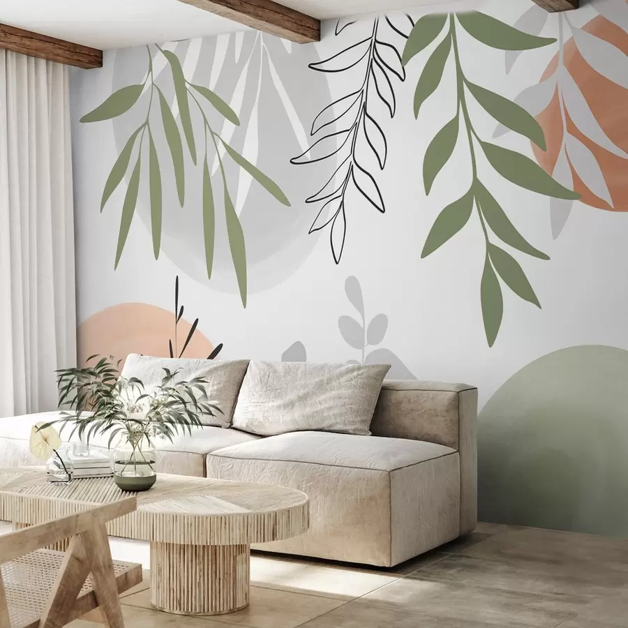 Фототапет Абстрактна растителност w05506