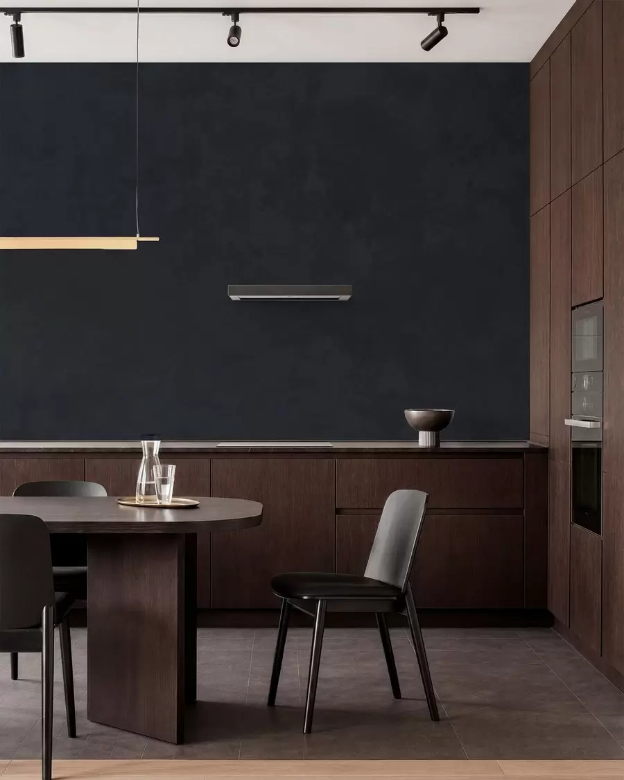 Фототапет Тъмнографитен нюанс с мека текстура и размити тонални преходи w05814v5
