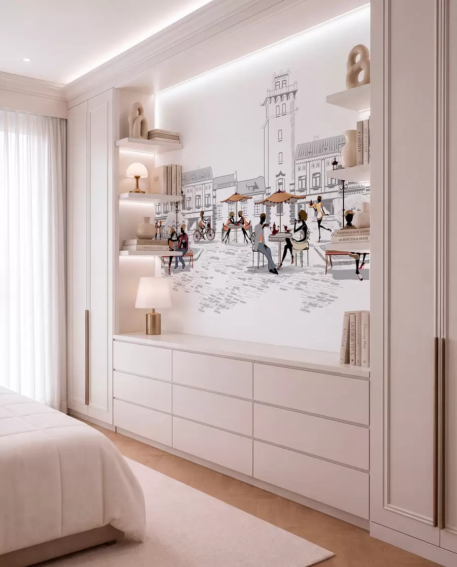 Фототапет Градски дизайн, шрифт и изкуство u56109