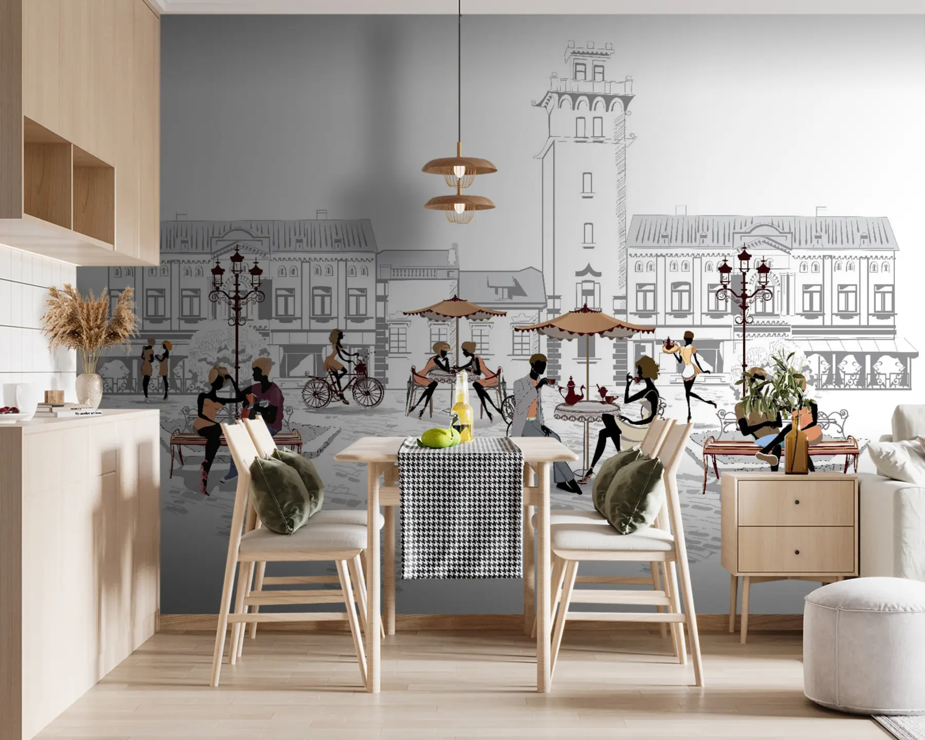 Фототапет Градски дизайн, шрифт и изкуство u56109