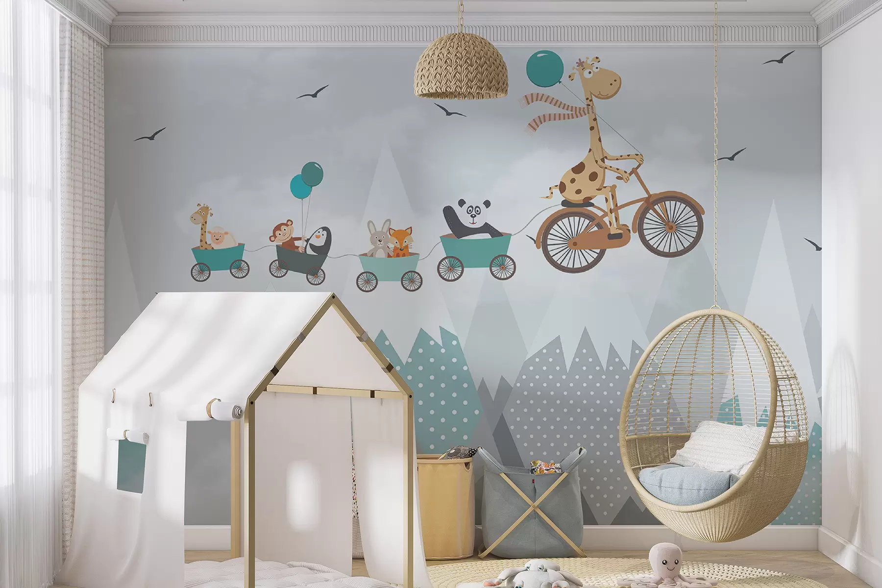 Фототапет Полет над планините u93575