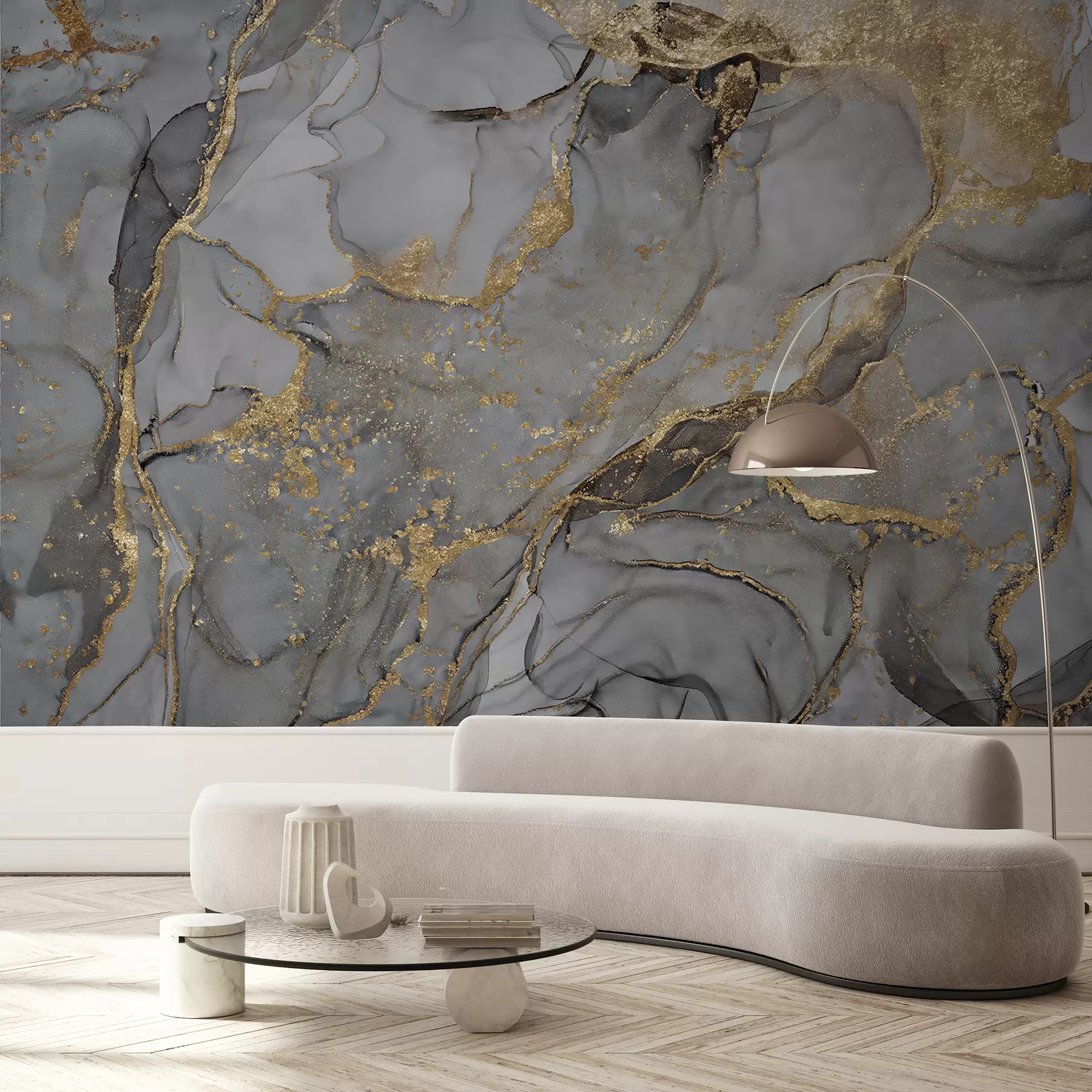 Фототапет Сив мрамор u93578