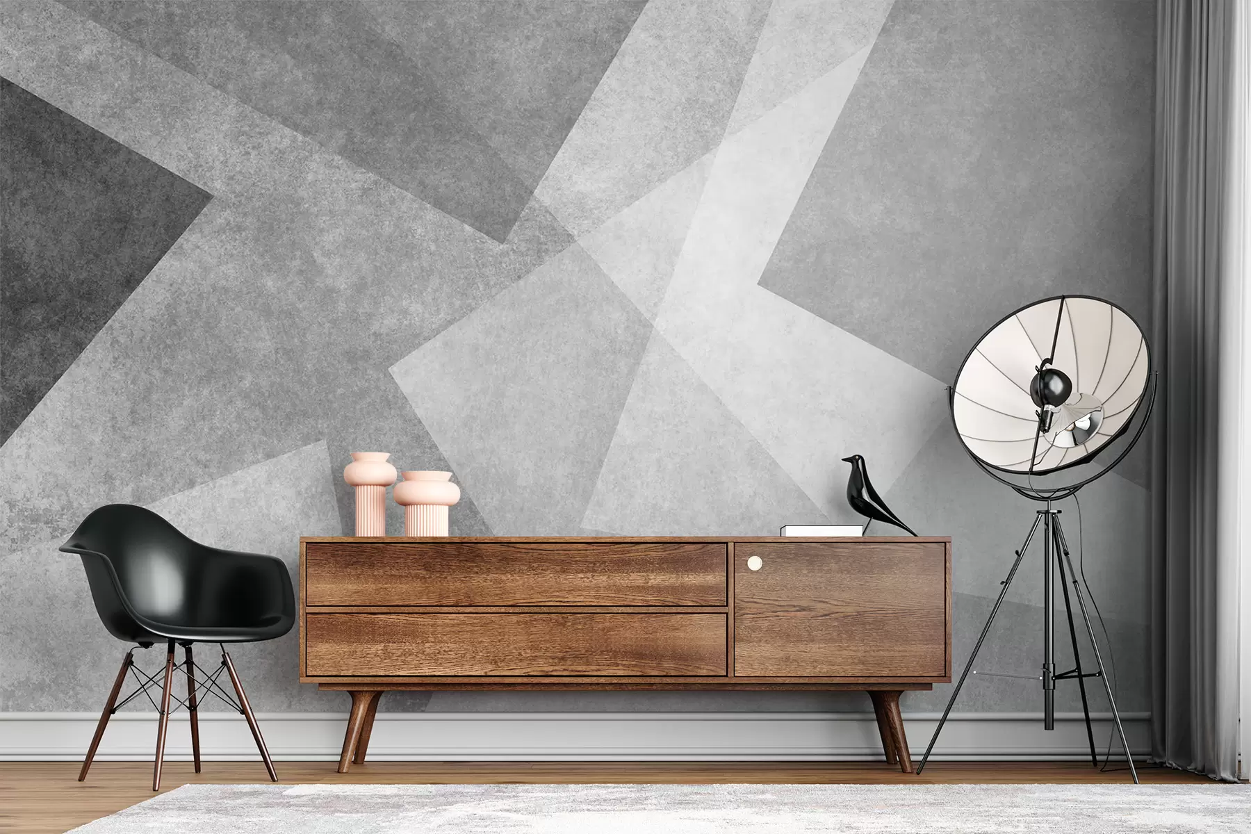 Фототапет Геометрична абстракция на сивото u74057