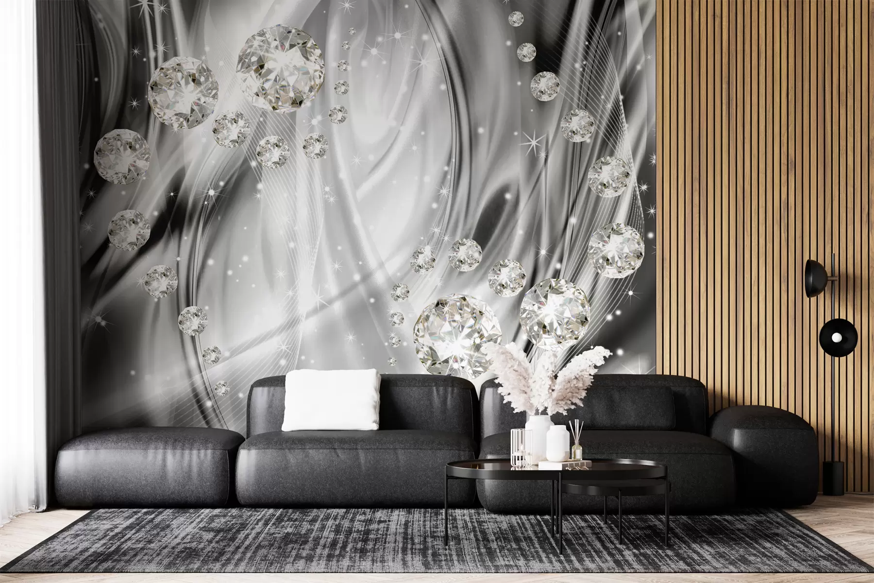 Фототапет Кристали на фон u60387