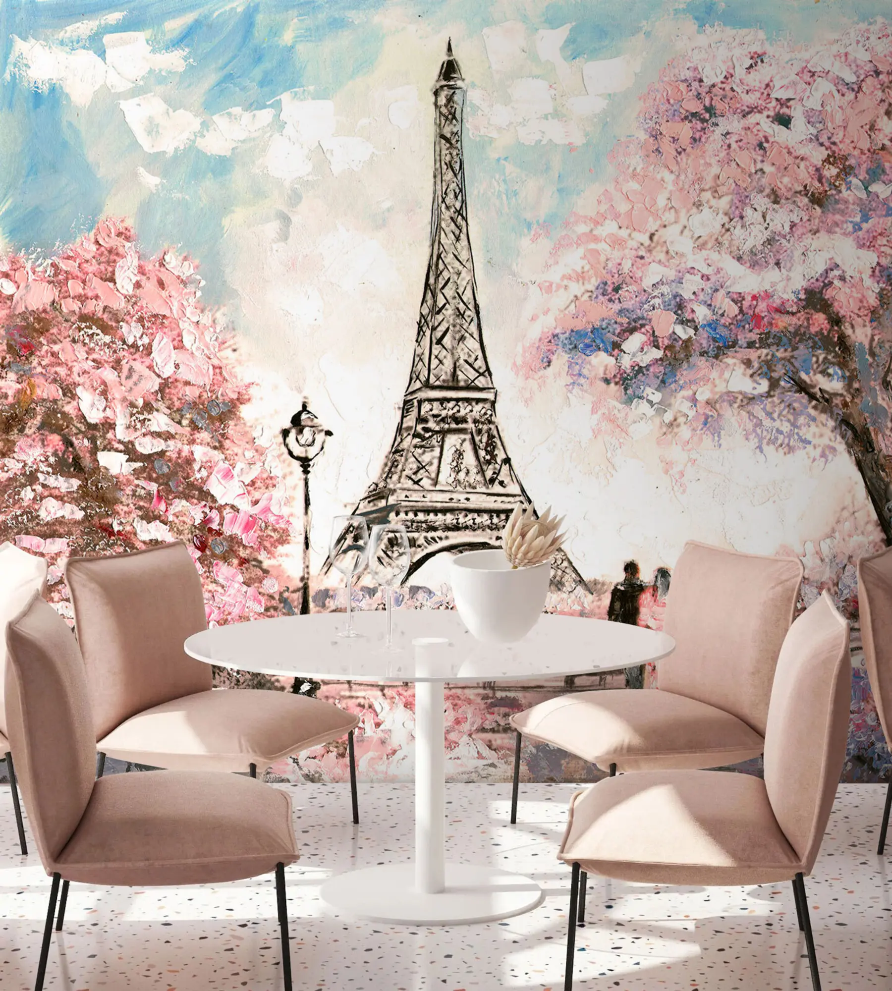 Фототапет Уличен изглед на Париж u74631