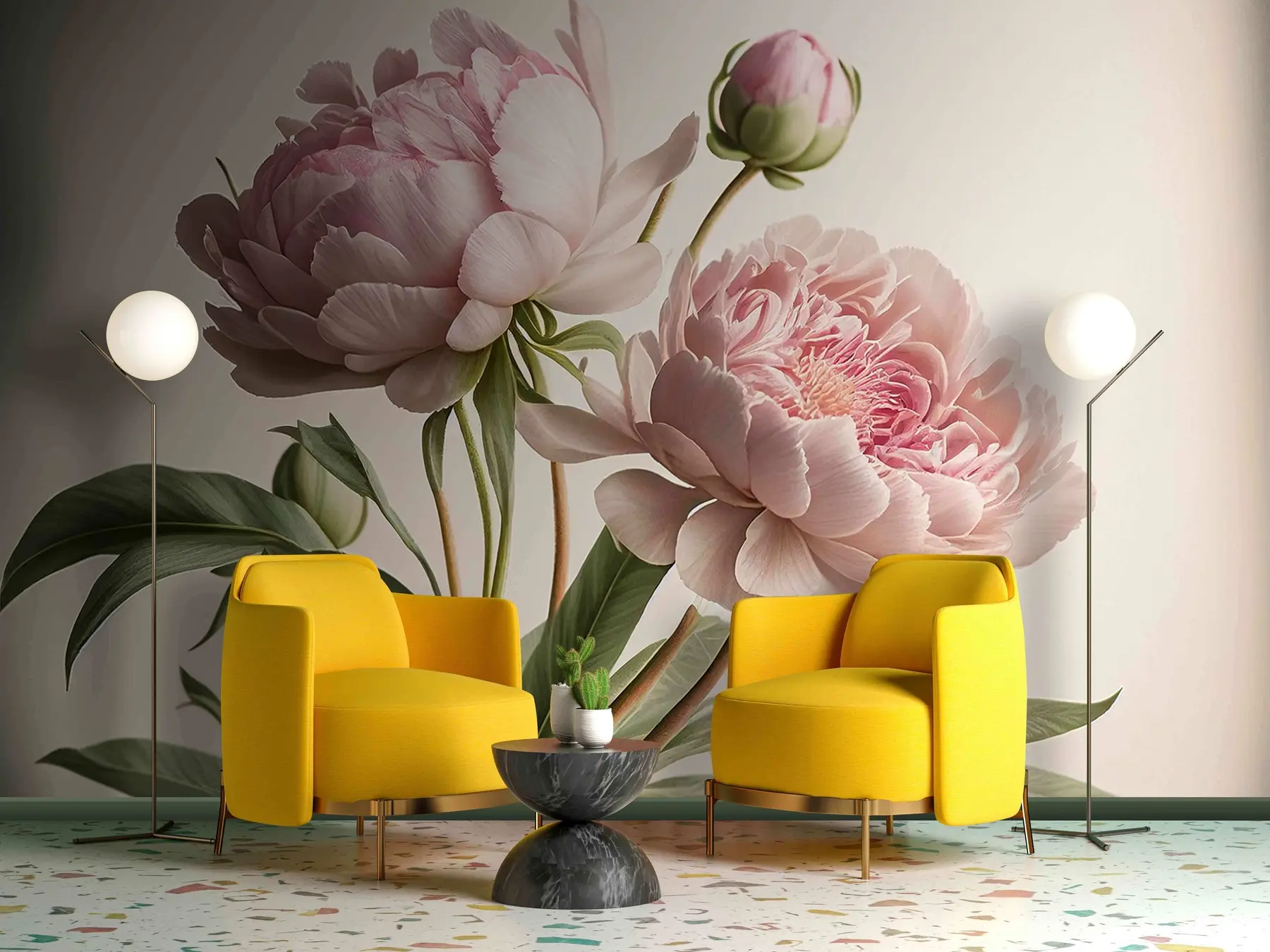 Фототапет акварелни цветя u70658