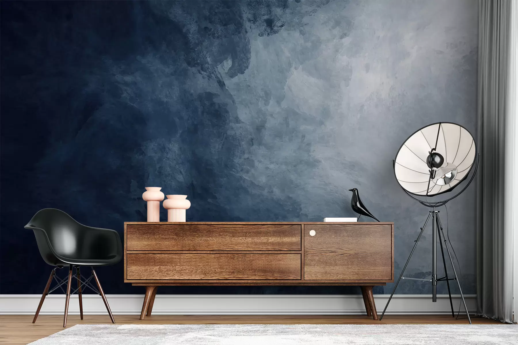 Фототапет Вода, облак и сиво u03136