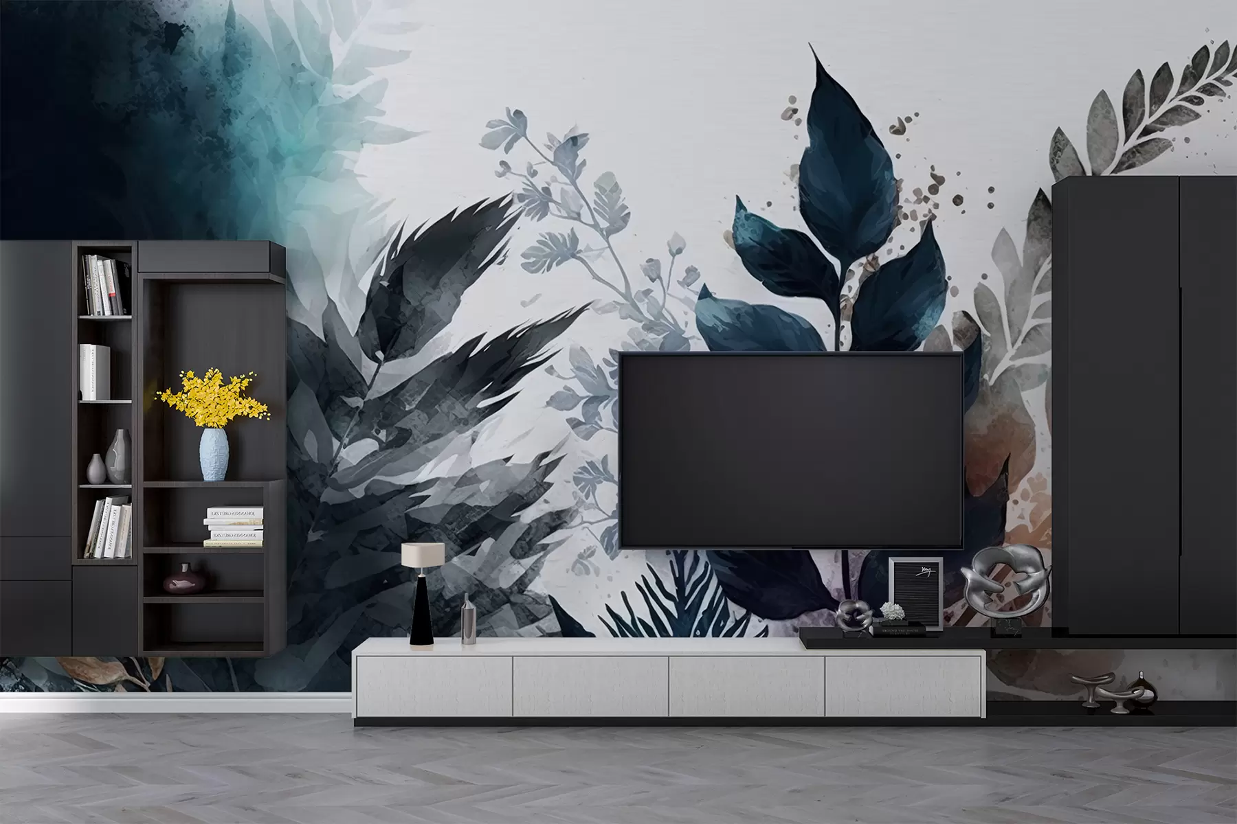 Фототапет Акварелни листа u75436