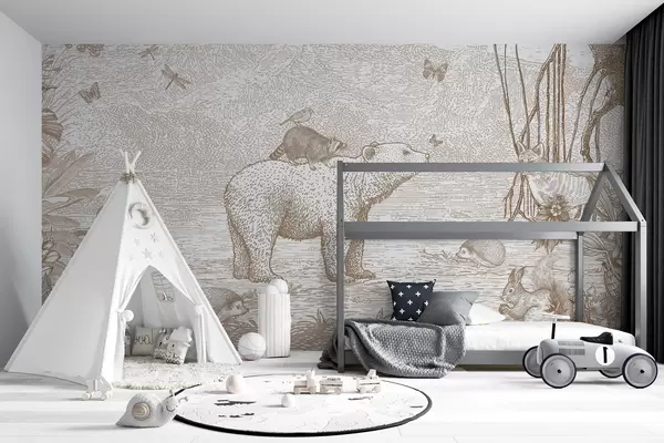 Лес в детскую