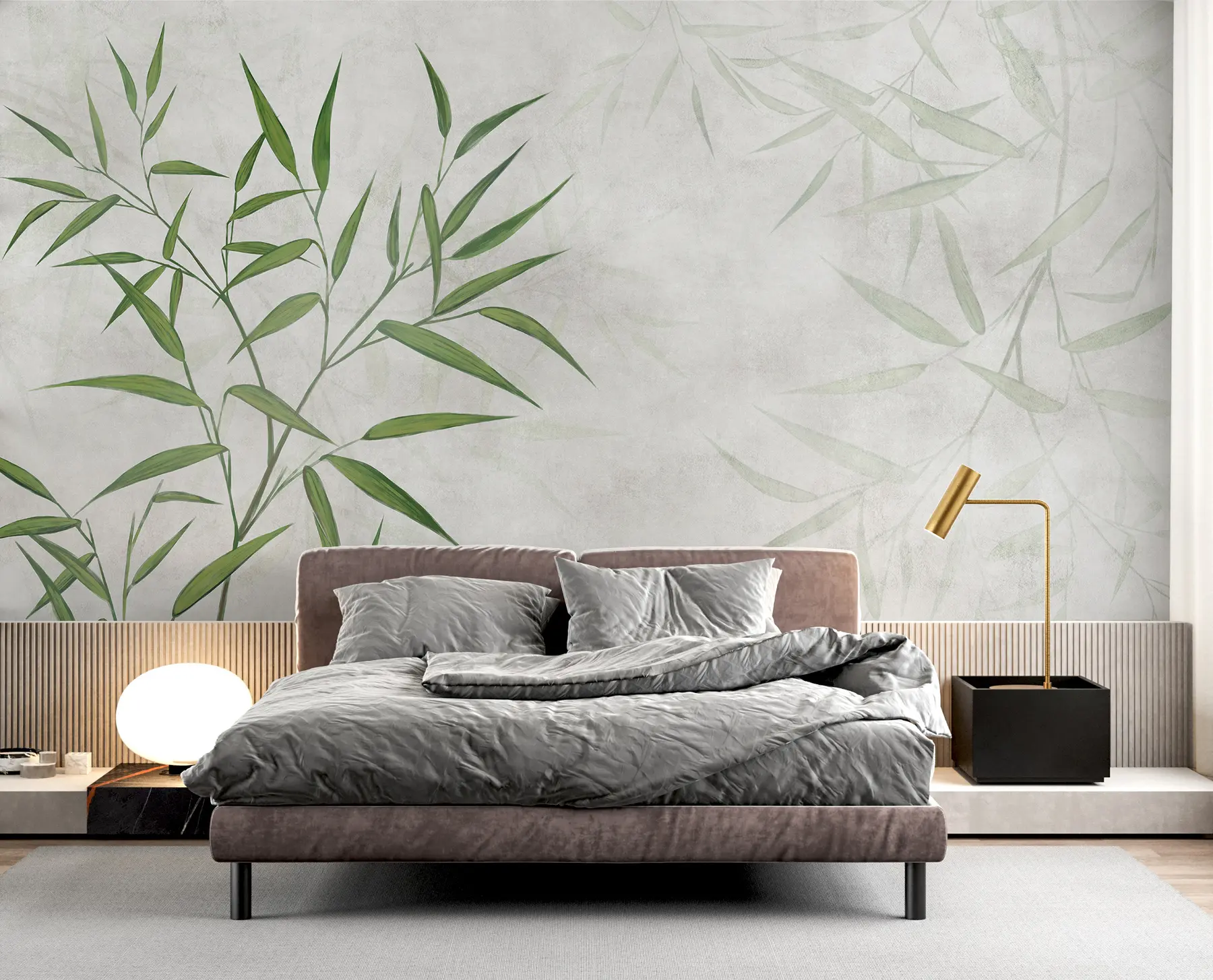 Фототапет Листа от бамбукова тръстика u95921