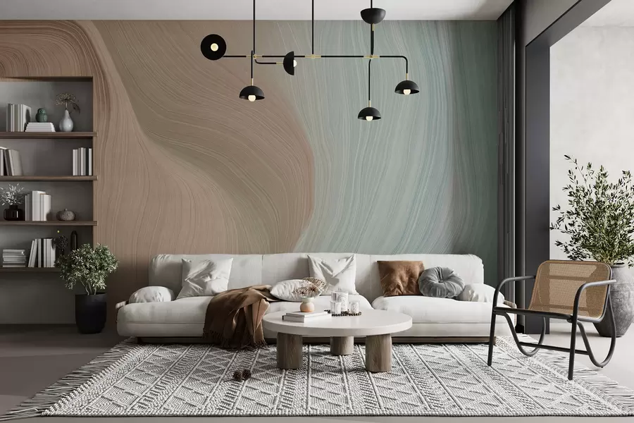 Фототапет Шисти сиви вълни u96285