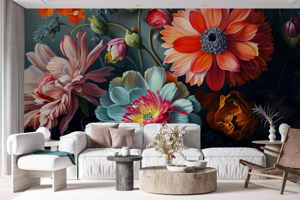 Фототапети спрей за цветя, Фототапети 3D, Фототапети 3D Цветы, u96631 : Uwalls.bg