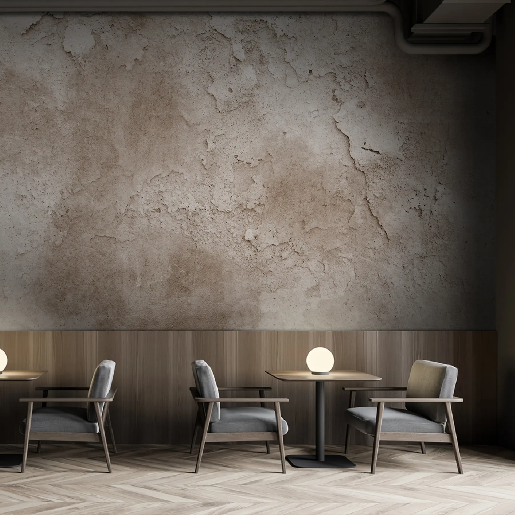 Фототапет Кафява бетонна стена с грапави ръбове u97237