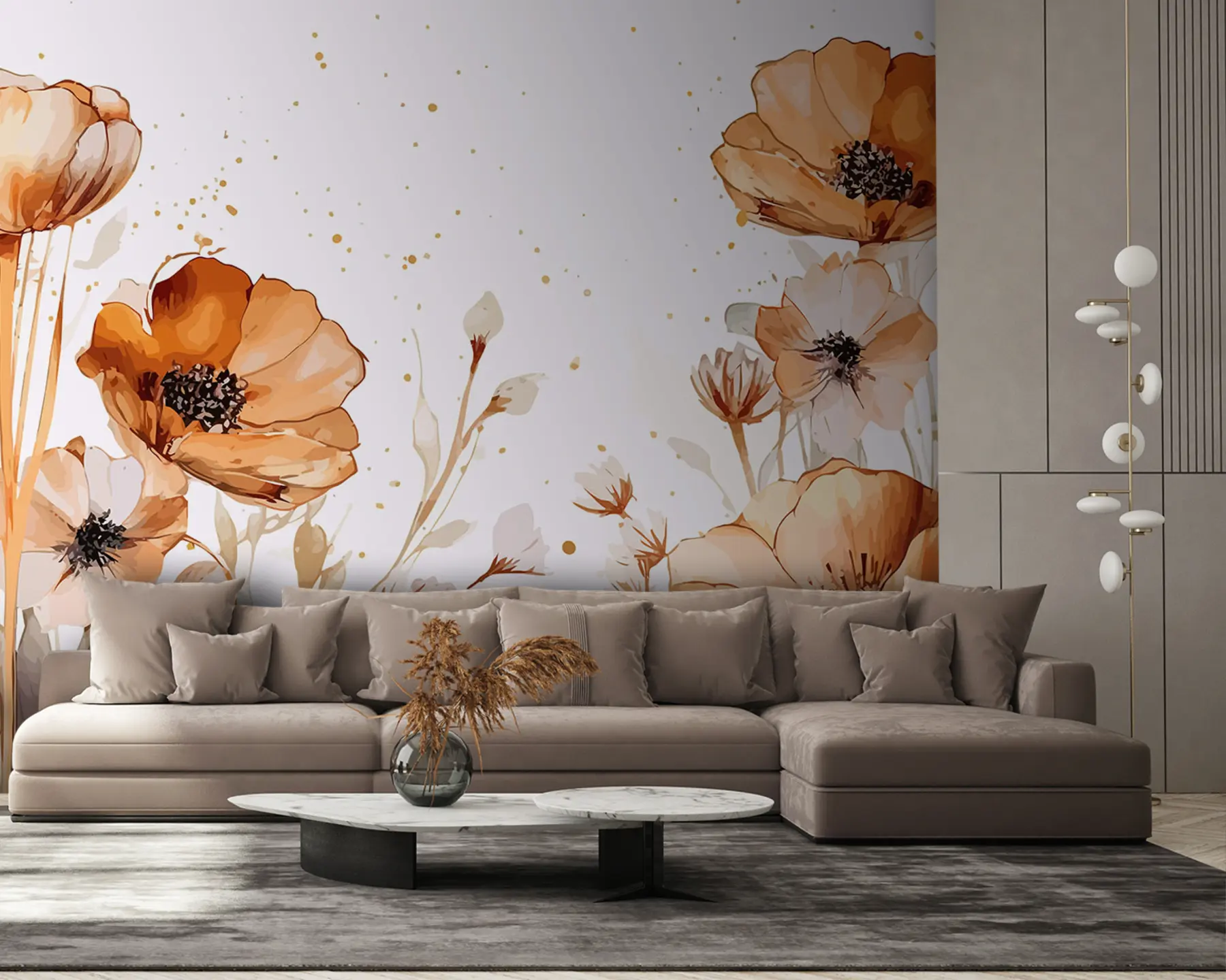 Фототапет Акварелни цветя u96960