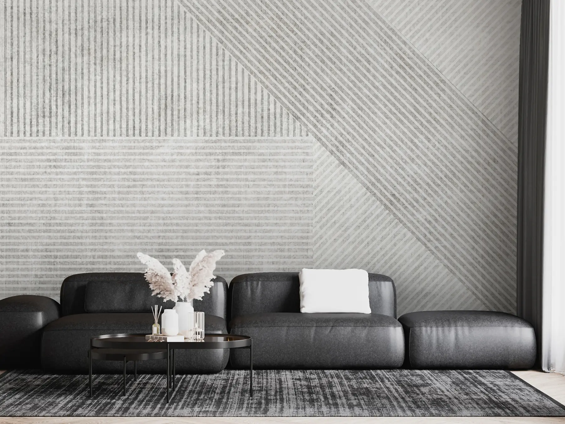 Фототапет Геометрични винтидж линии u96331