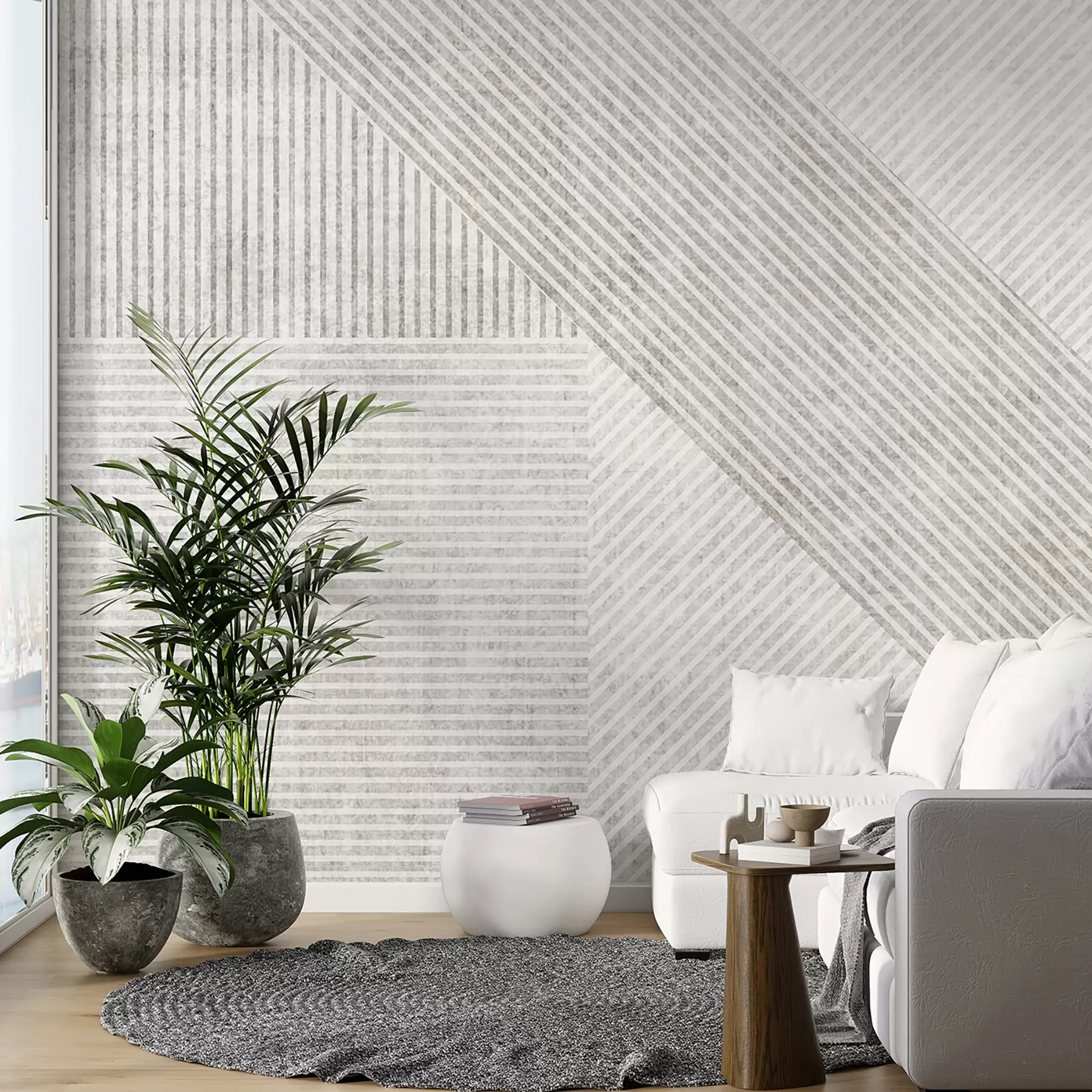 Фототапет Геометрични винтидж линии u96331