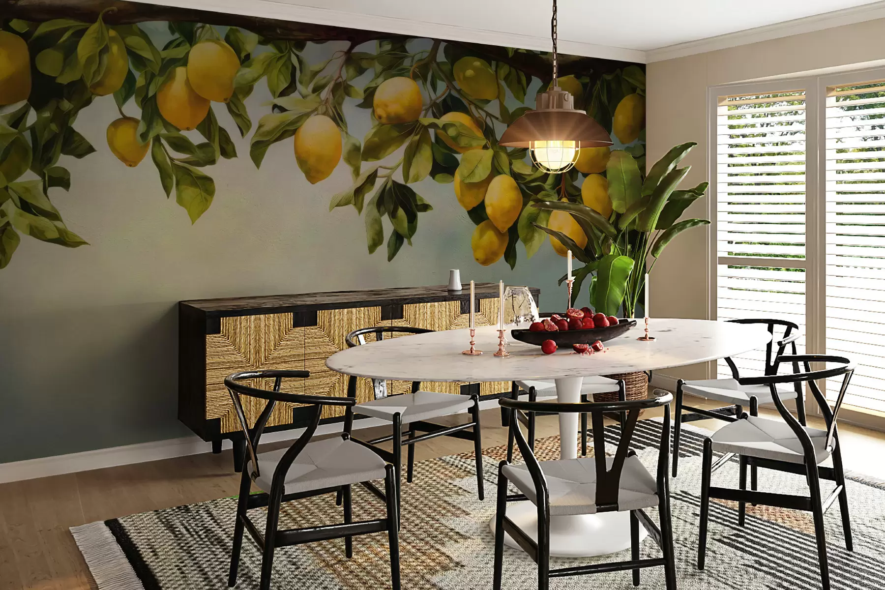 Фототапет Винтидж клони на лимоново дърво u97600