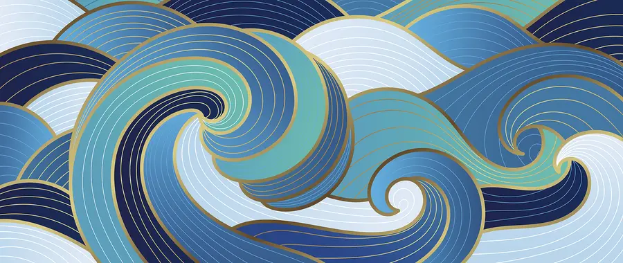 Фототапет Източни вълни u98590