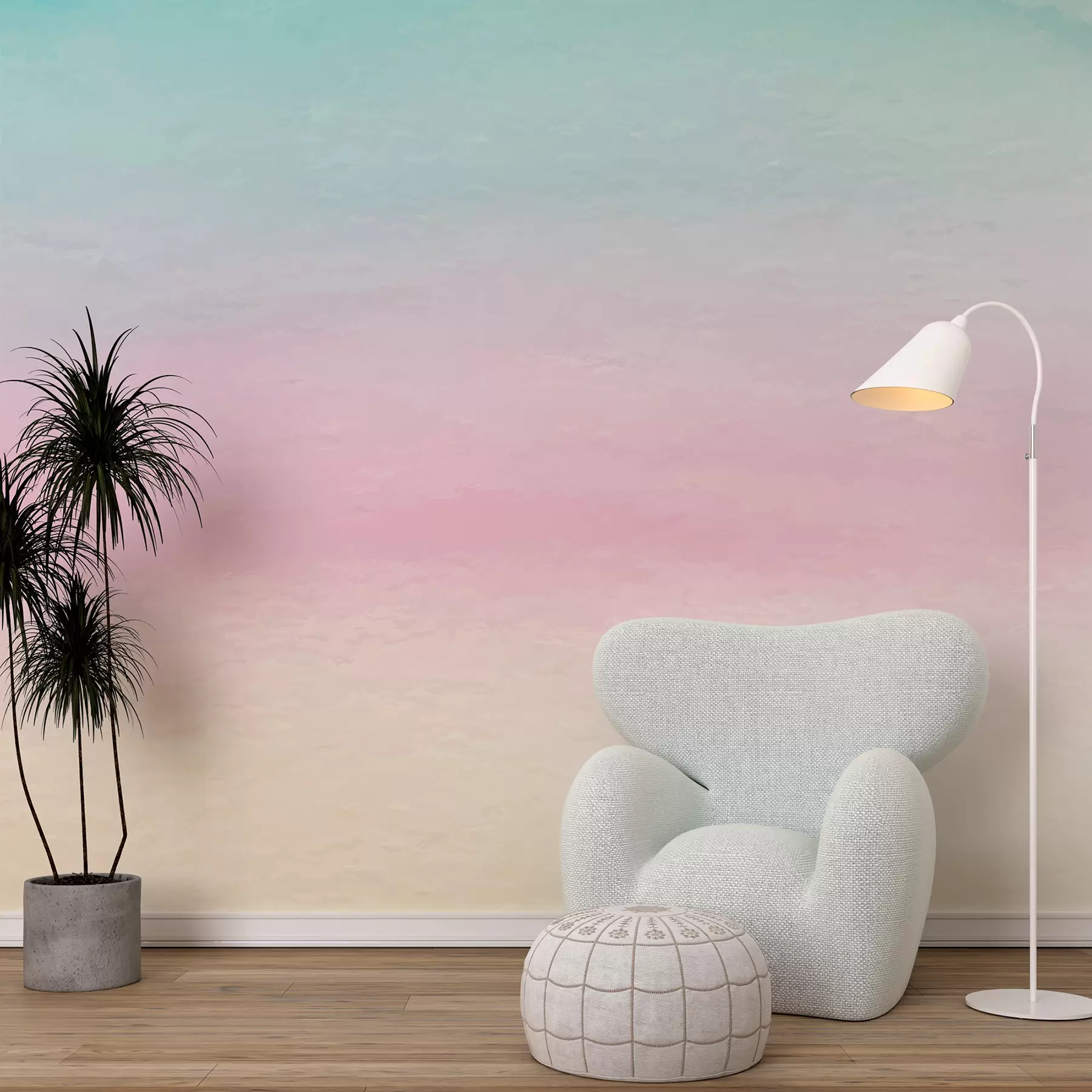 Фототапет Омбре в розов и син стил u98238