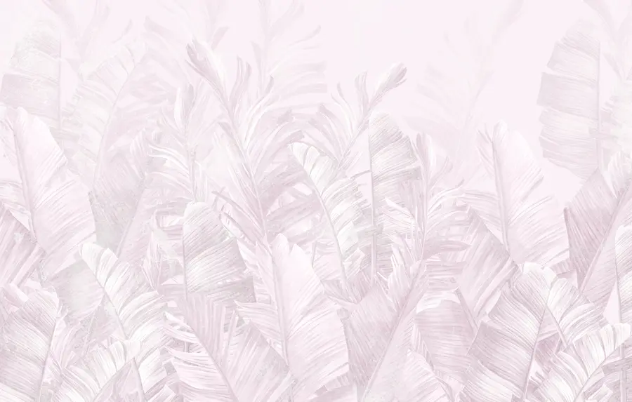 Фототапет Модерни тропически розови листа u98951v1