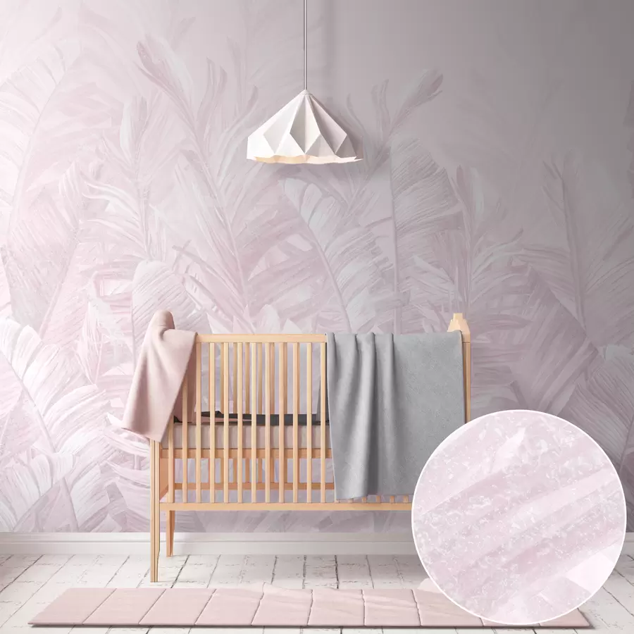 Фототапет Модерни тропически розови листа u98951v1