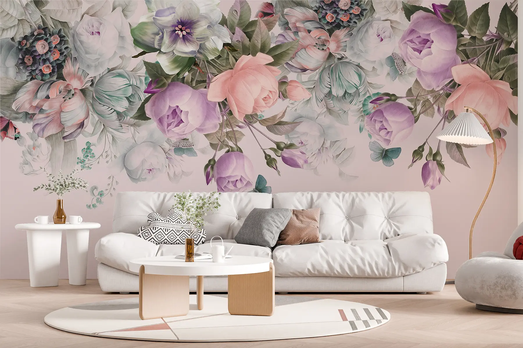 Фототапет Стена с цветя u39845v1