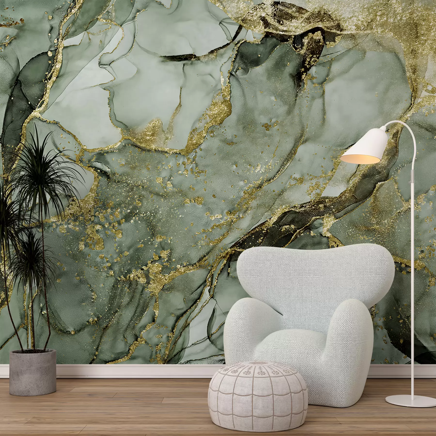 Фототапет Зелен мрамор u93578v2