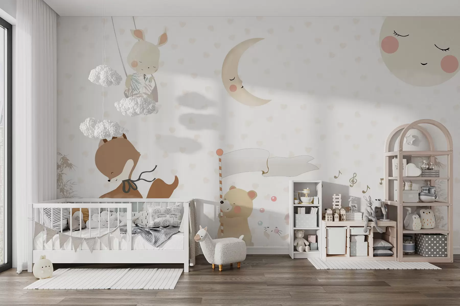 Фототапет Дизайн на тапети със сладки животни u99000