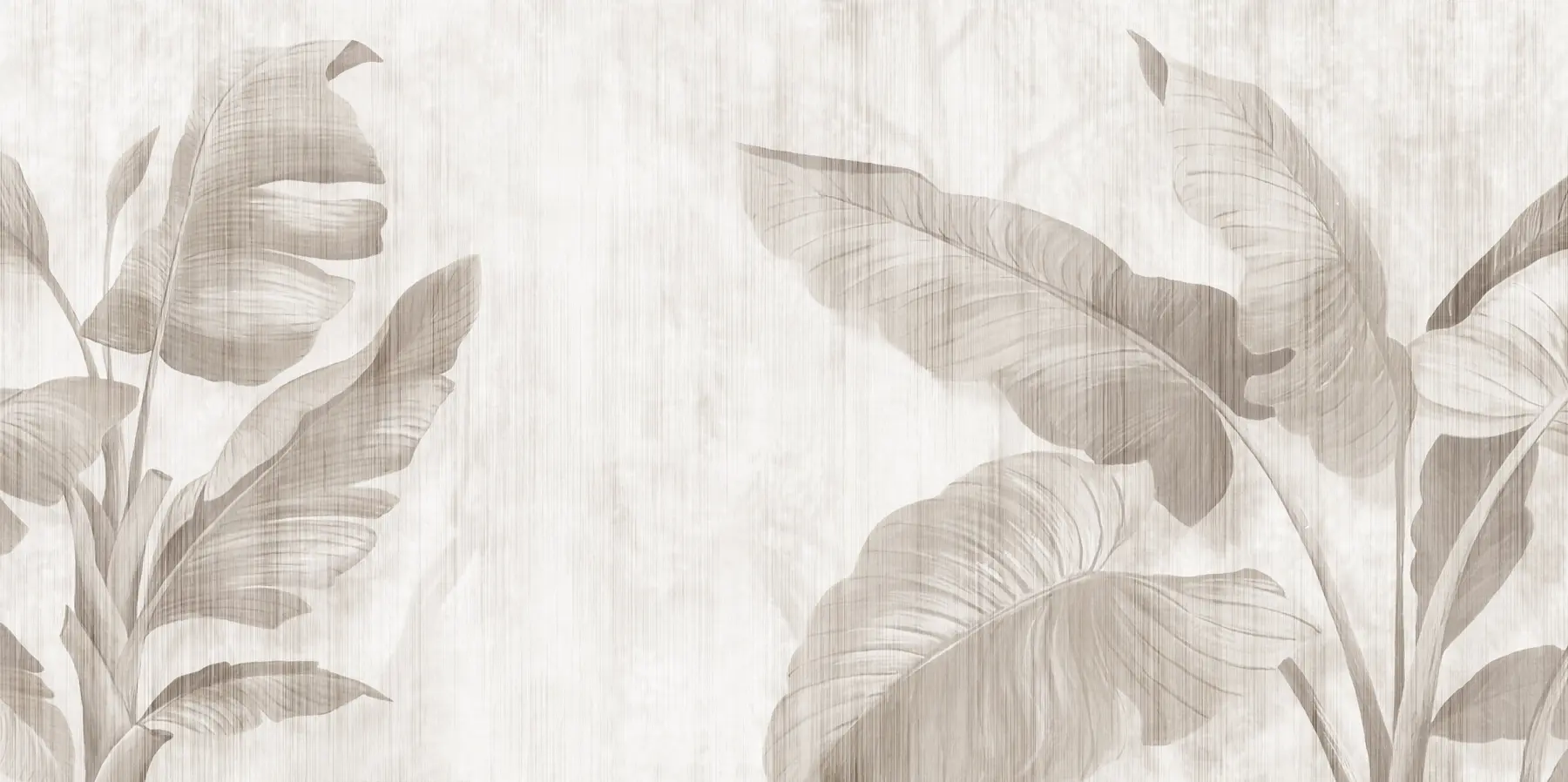 Фототапет Тропически листа в гръндж стил u00299d2