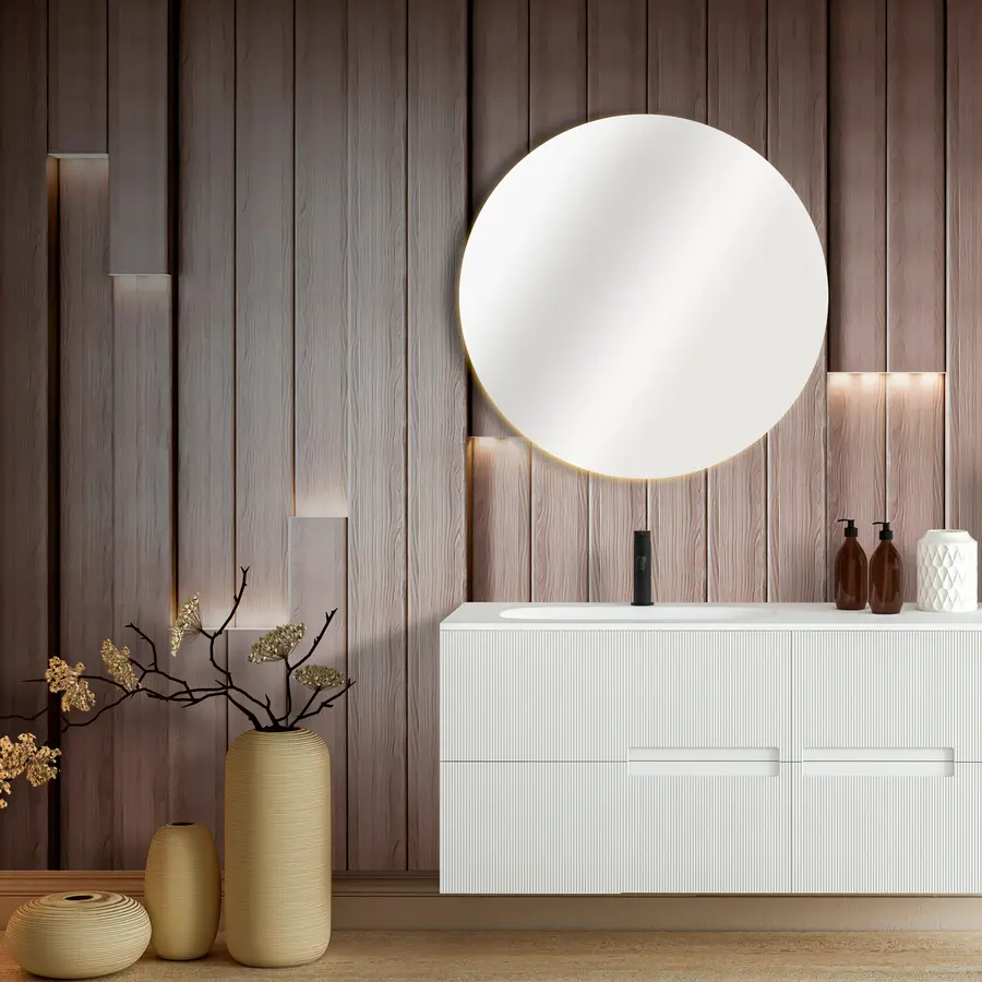 Фототапет Класически дървени панели с 3D осветление u99321